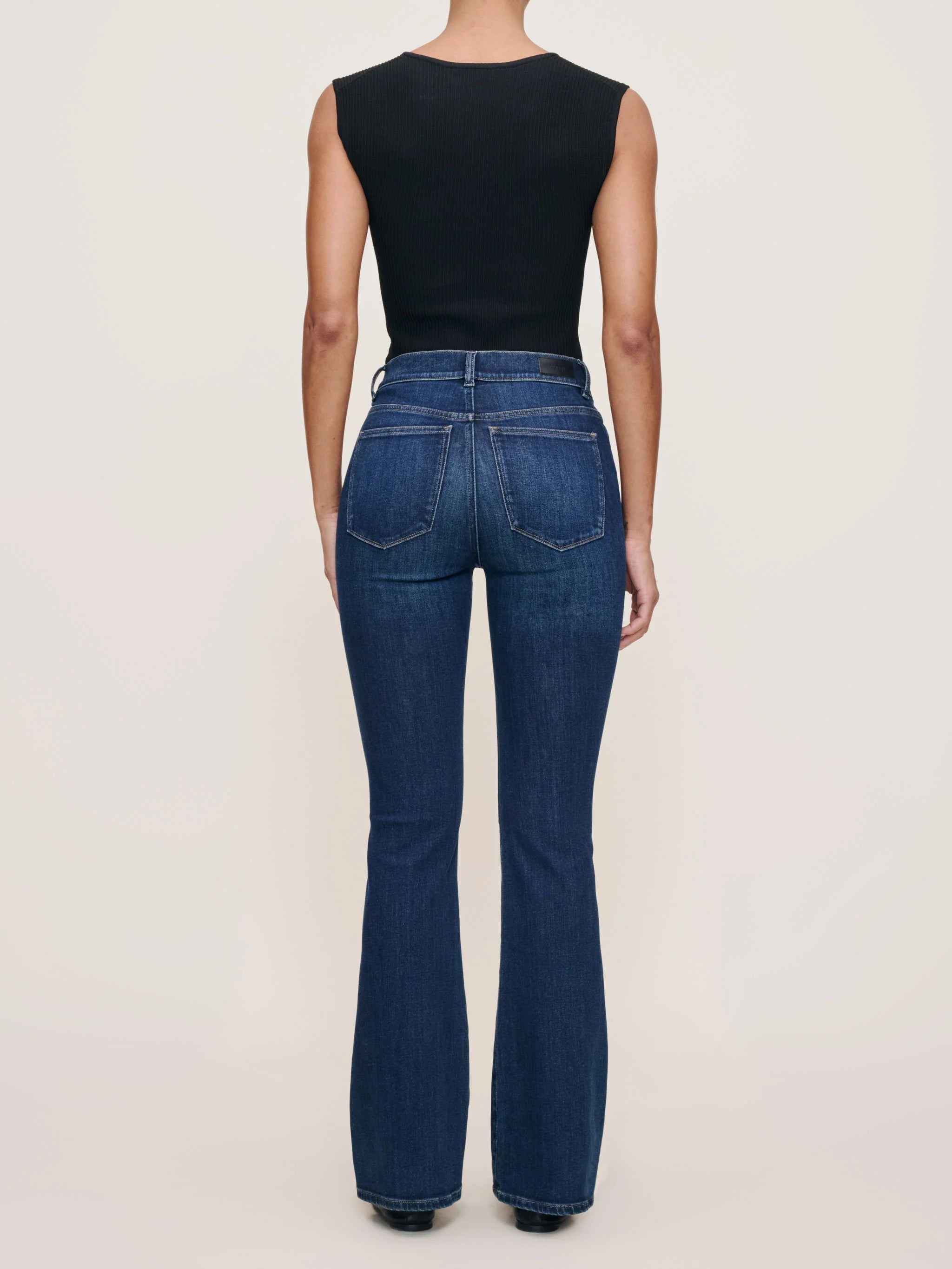 DL1961 Bridget Boot: High rise Instasculpt 31.5" - Sea Front