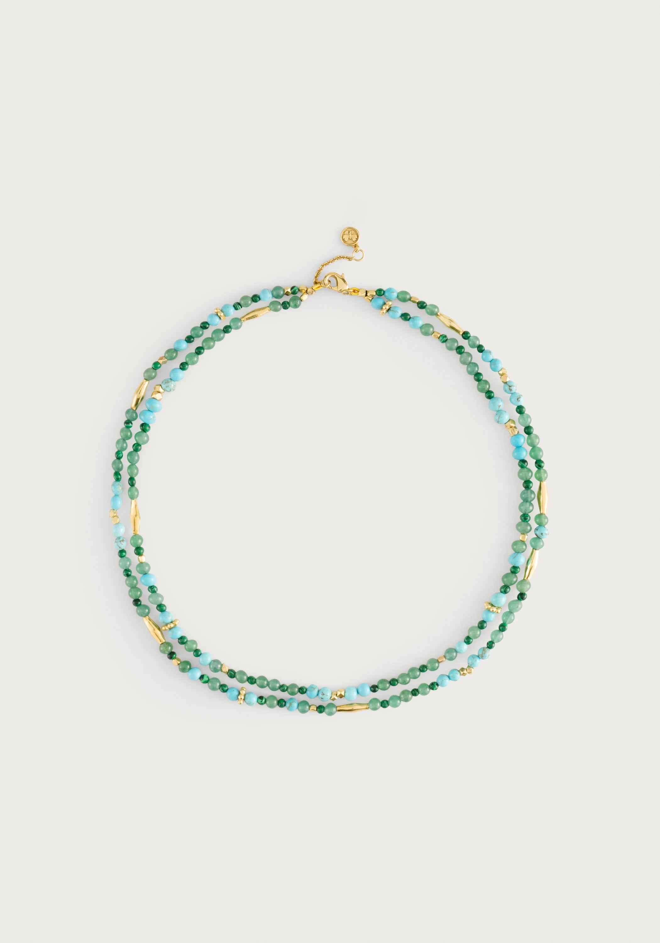 Anabel Aram Milos Beaded Necklace - Turquoise