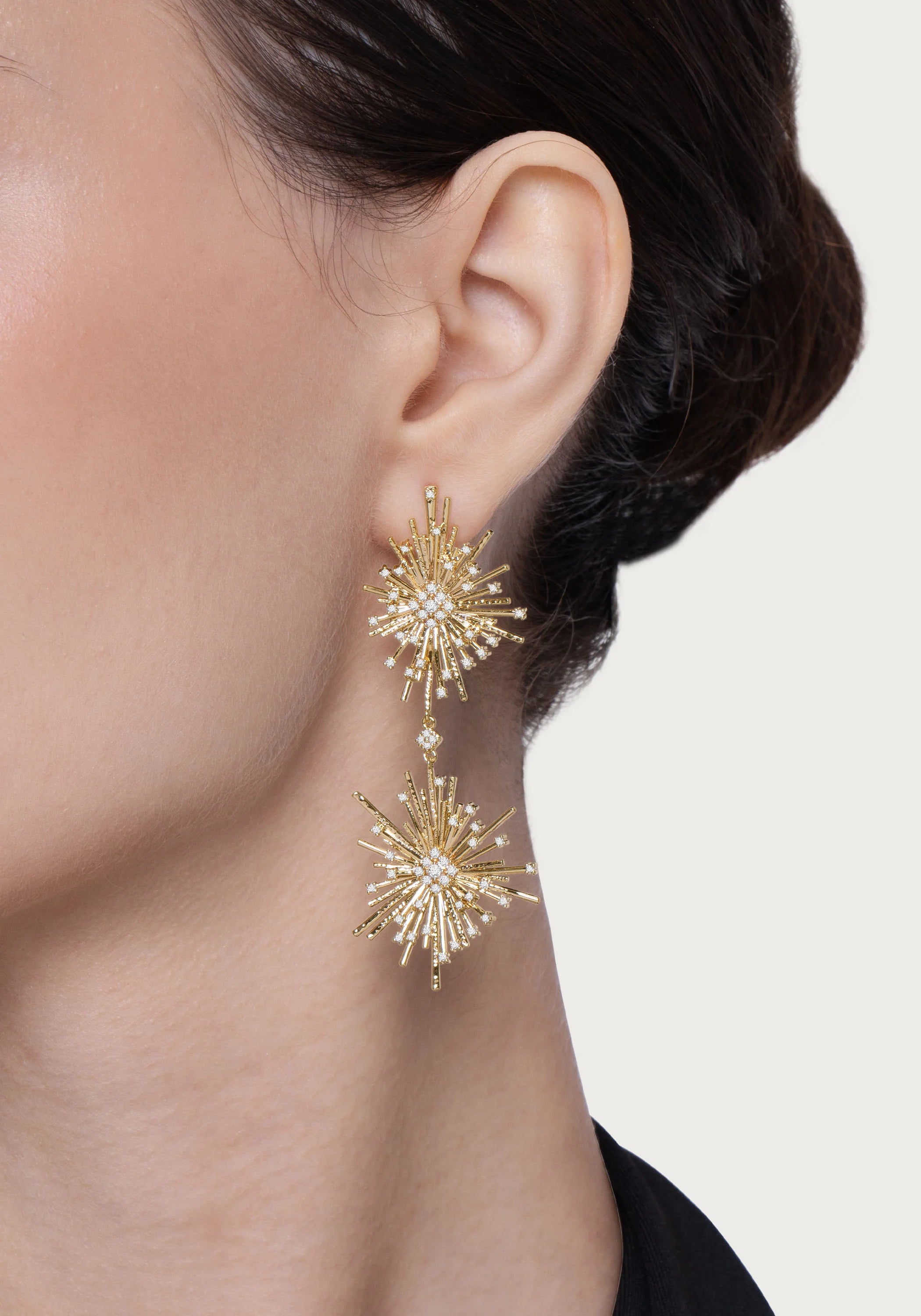 Anabel Aram Celeste Drop Earrings | Gold