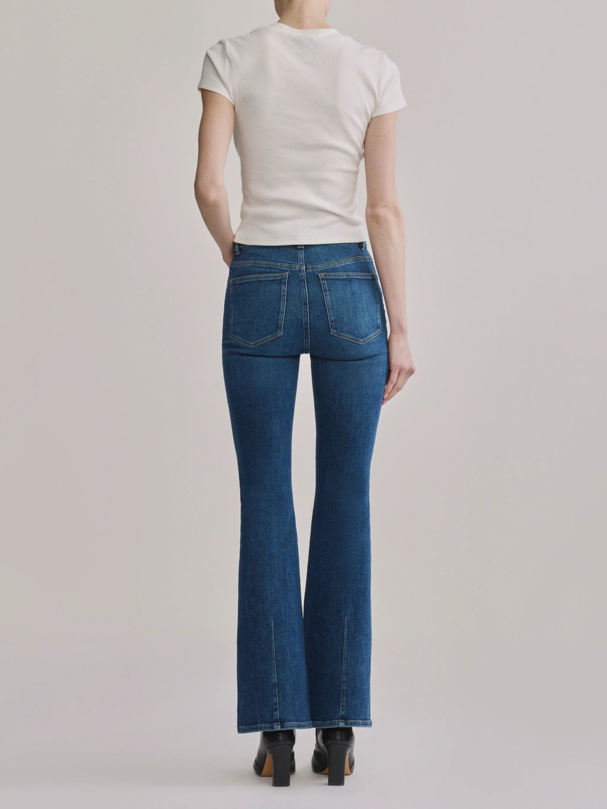 DL1961 Bridget Boot: High Rise Instasculpt™ 31.5' | Night Diner