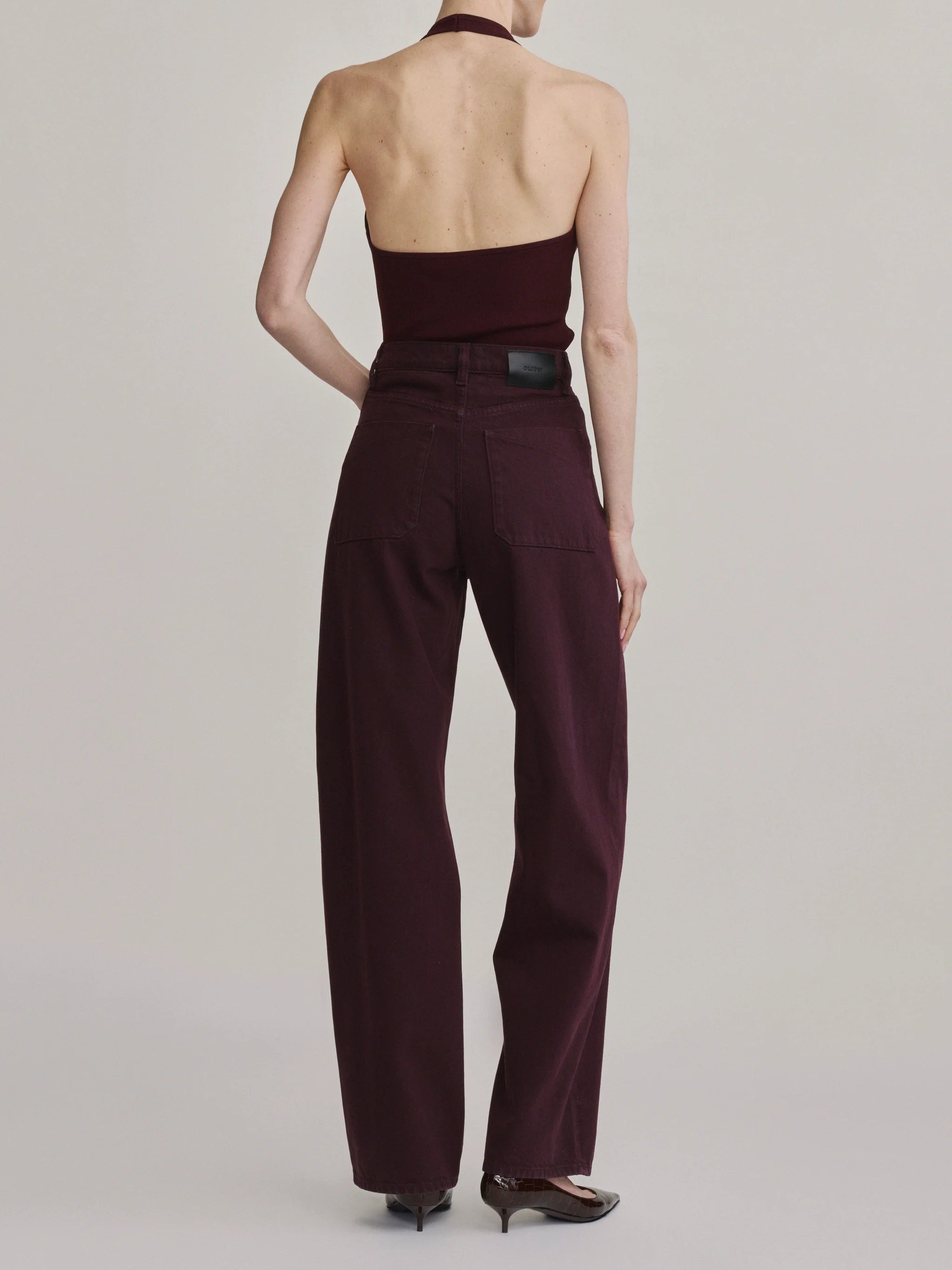 DL1961 Denim Kaylen Soft Curve: High Rise 32' | Malbec