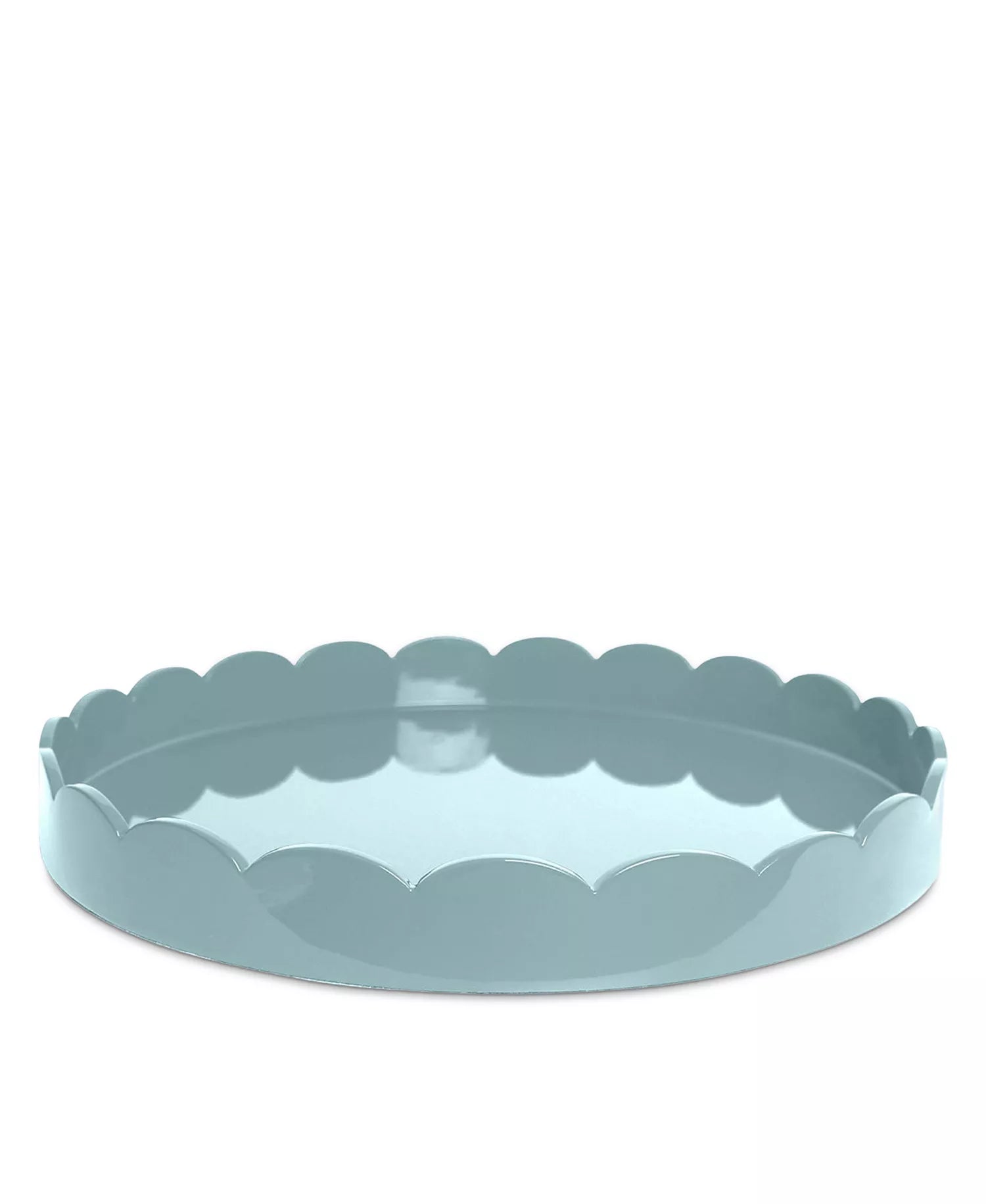 Addison Ross Round Scalloped Tray - (multiple colors)