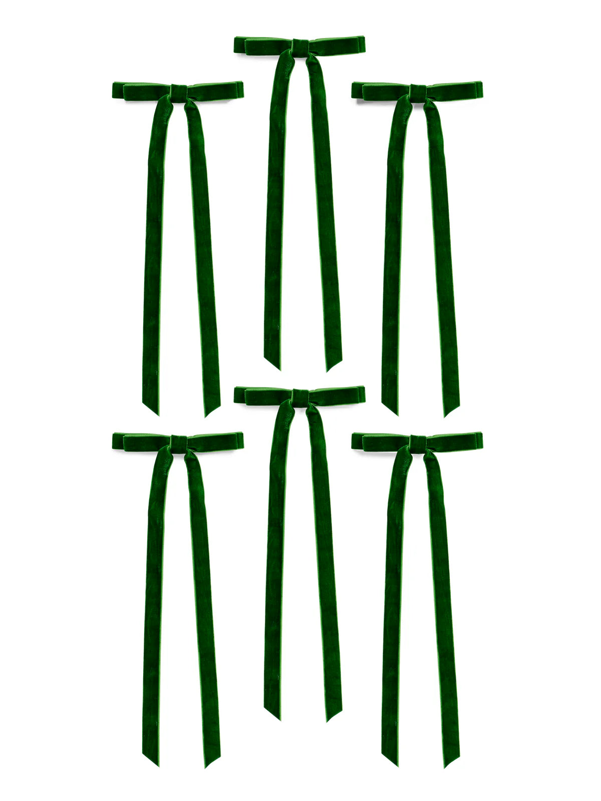 Decorative Bows Set of 6 - 3 colors