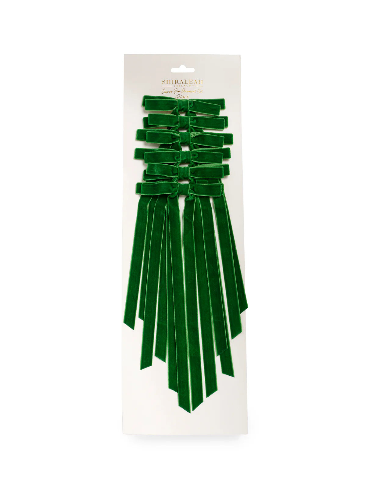 Decorative Bows Set of 6 - 3 colors