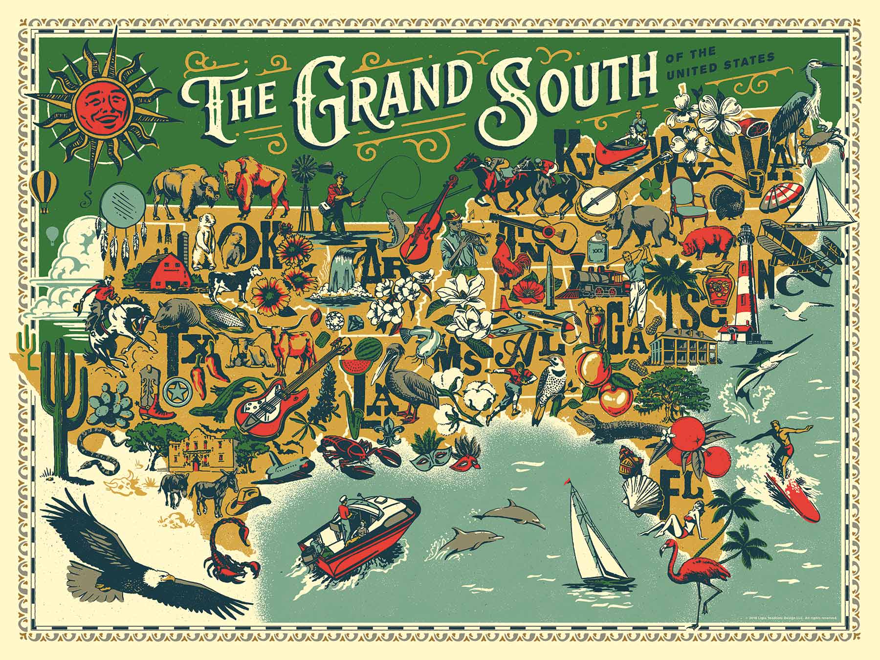 Grand South Puzzle - 500pc