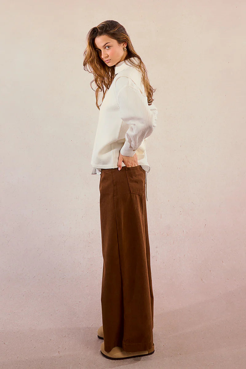 Sleeveless Sweater - Off White