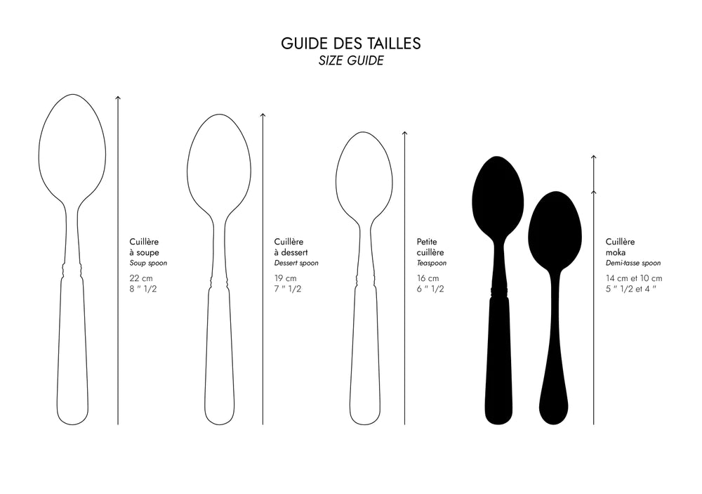 Sabre Demi-tasse Spoon - (multiple colors)