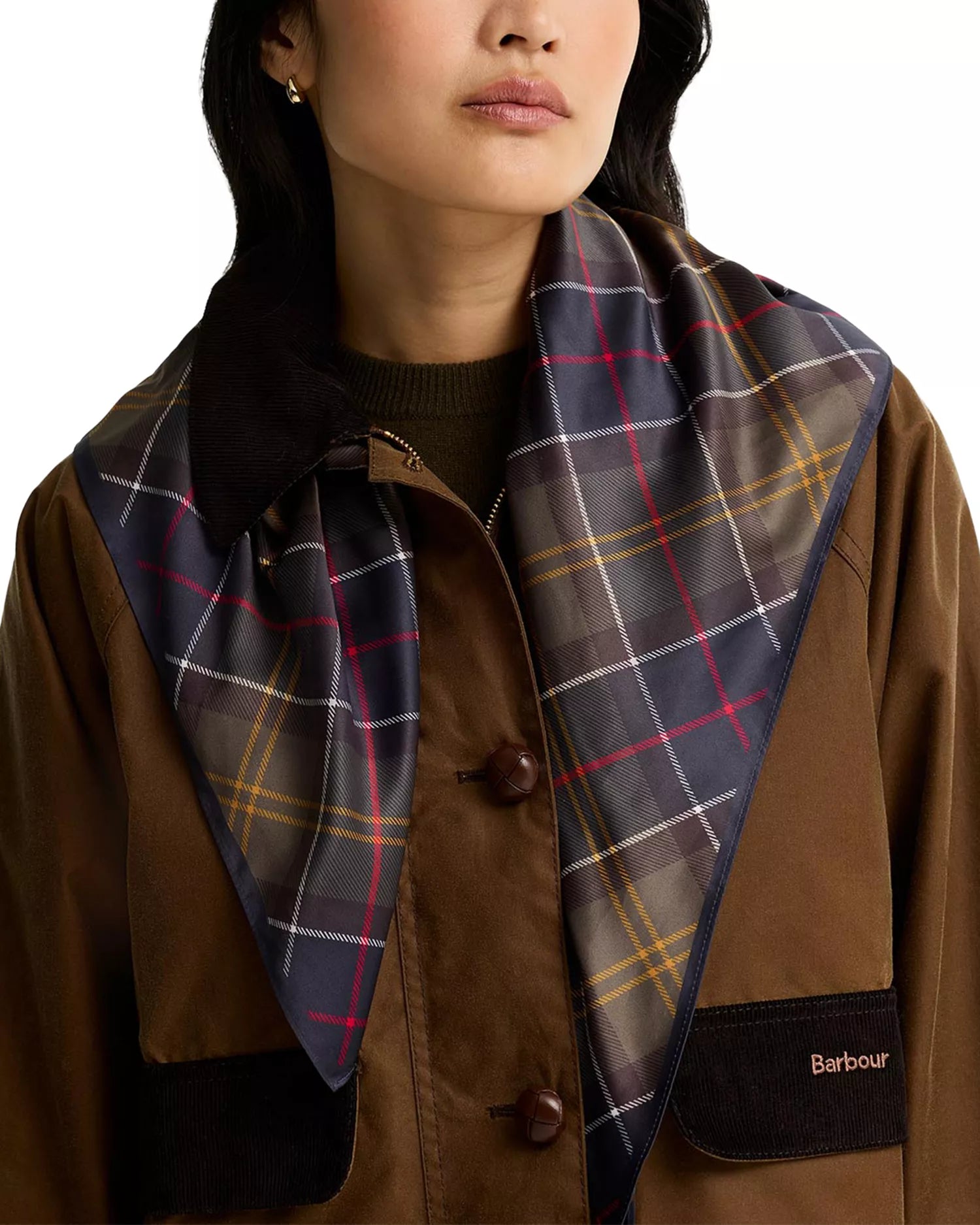 Barbour Kinsale Tartan Head Scarf | Classic Tartan