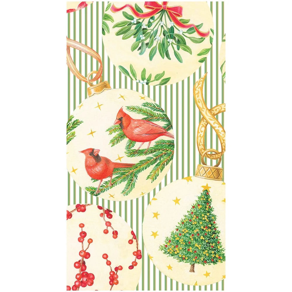 Caspari Botanical Ornaments