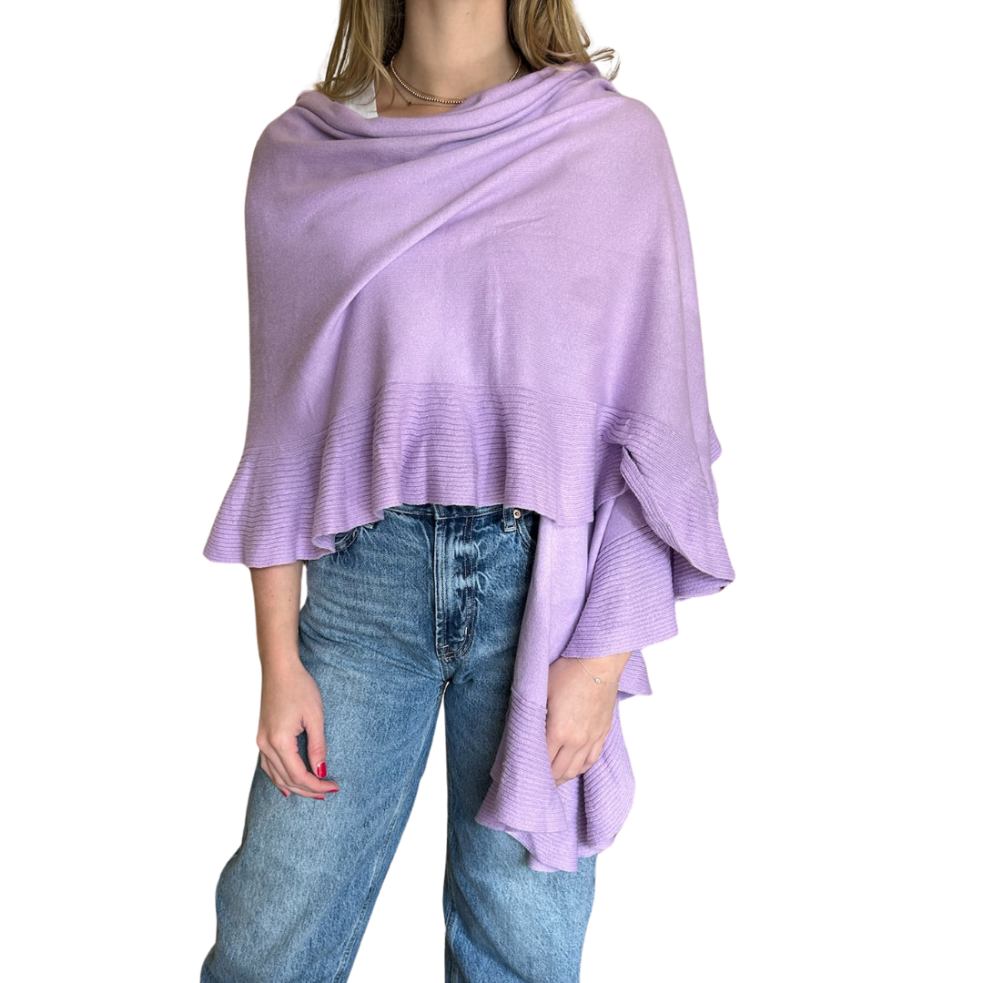 Breezy Ruffle Wrap - 3 Colors