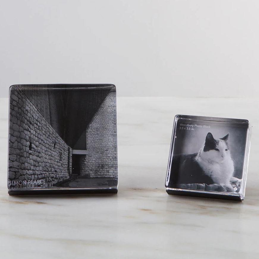 Simon Pierce Woodbury Square Photo Block - 5"
