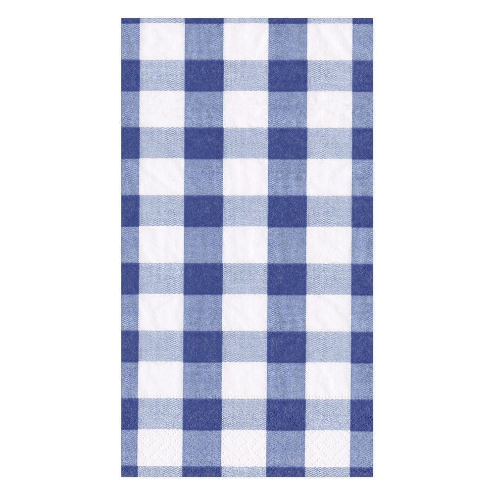 Gingham Guest Towel - Blue