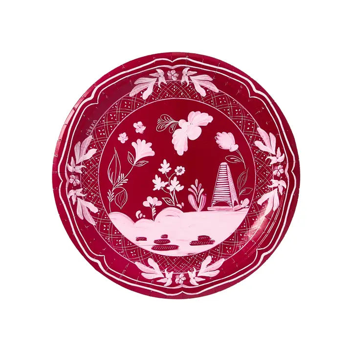 Ginori-like 11" Paper Plates -