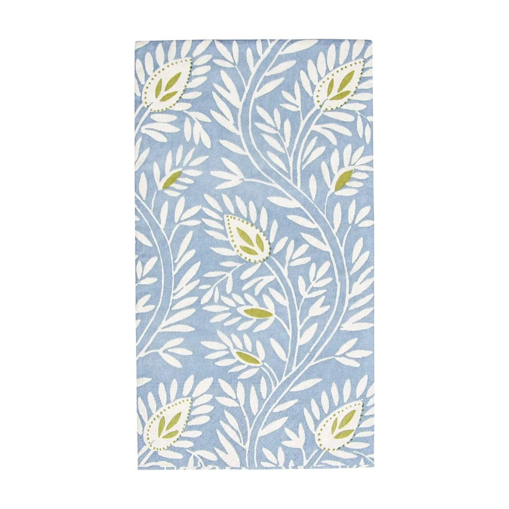 Caspari Samsara Blue Guest Towels