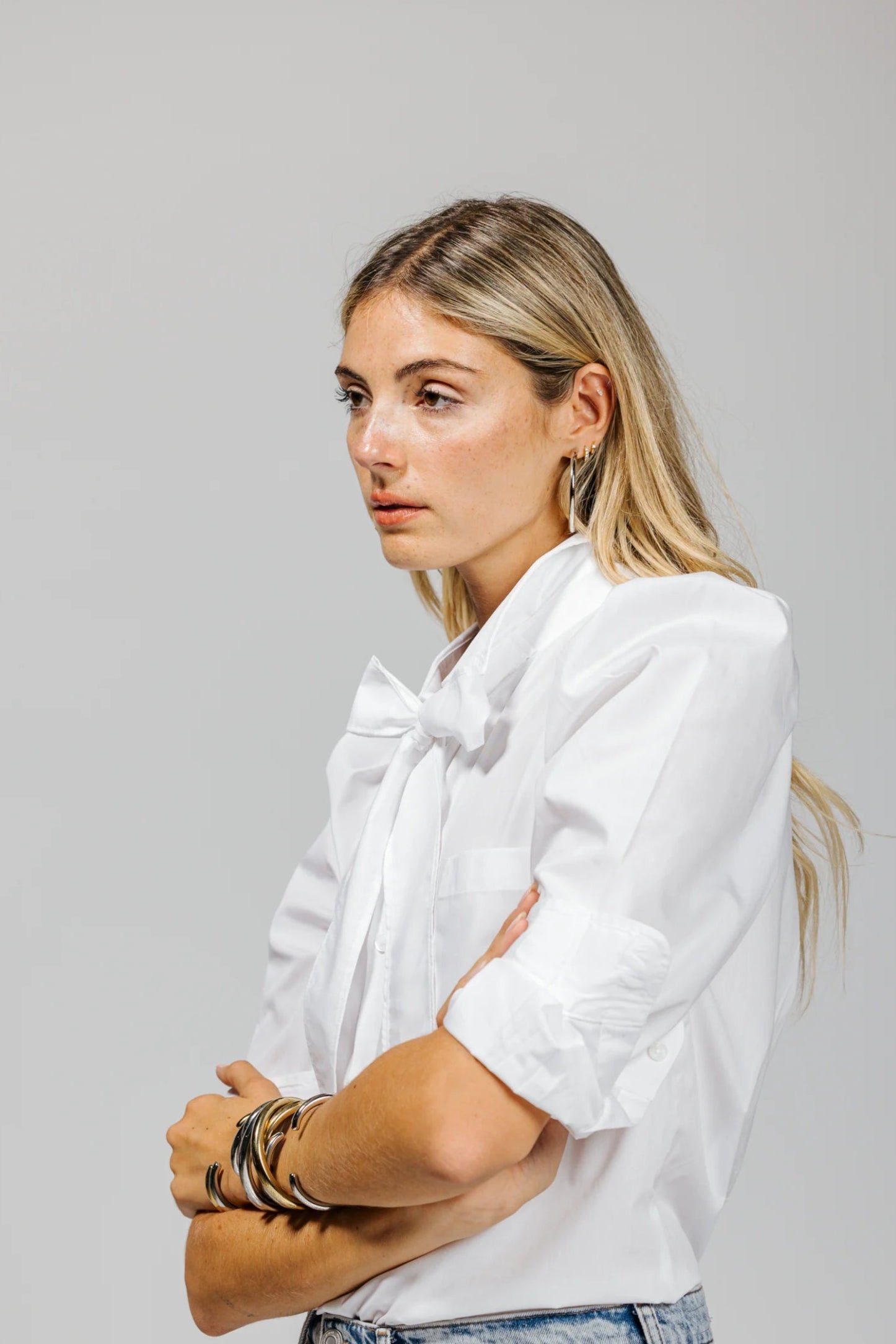 KMJ Poppy Top - White