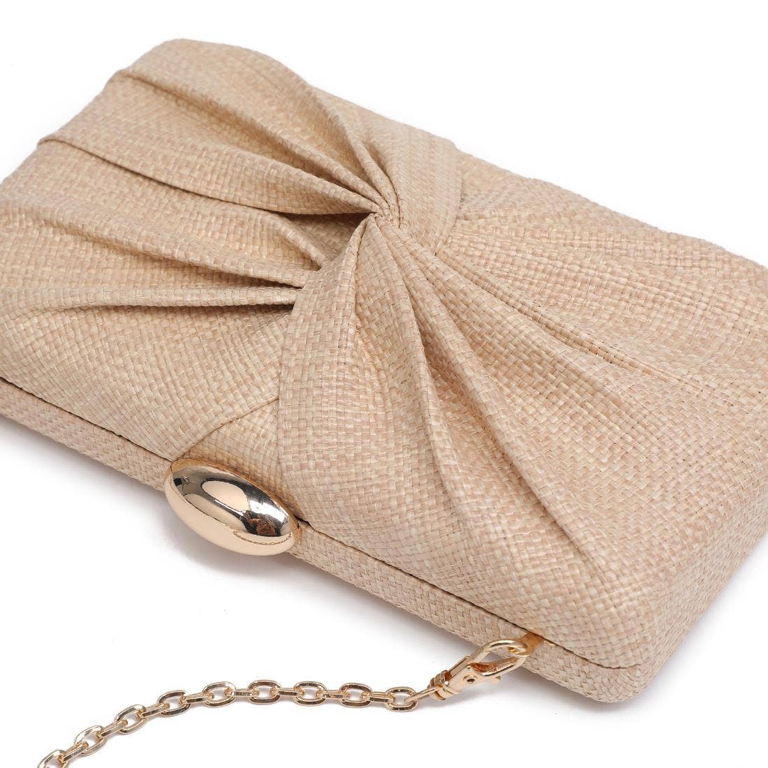 Serenity Evening Bag: Natural