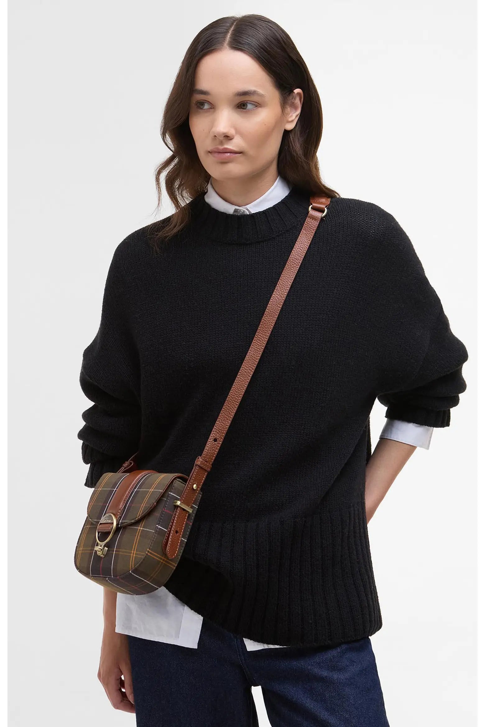 Barbour Elm Tartan Crossbody Bag