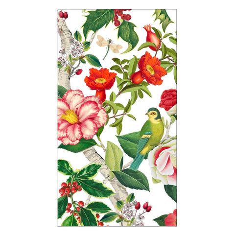 Caspari Christmas Chinoiserie Napkins - Cocktail and Guest
