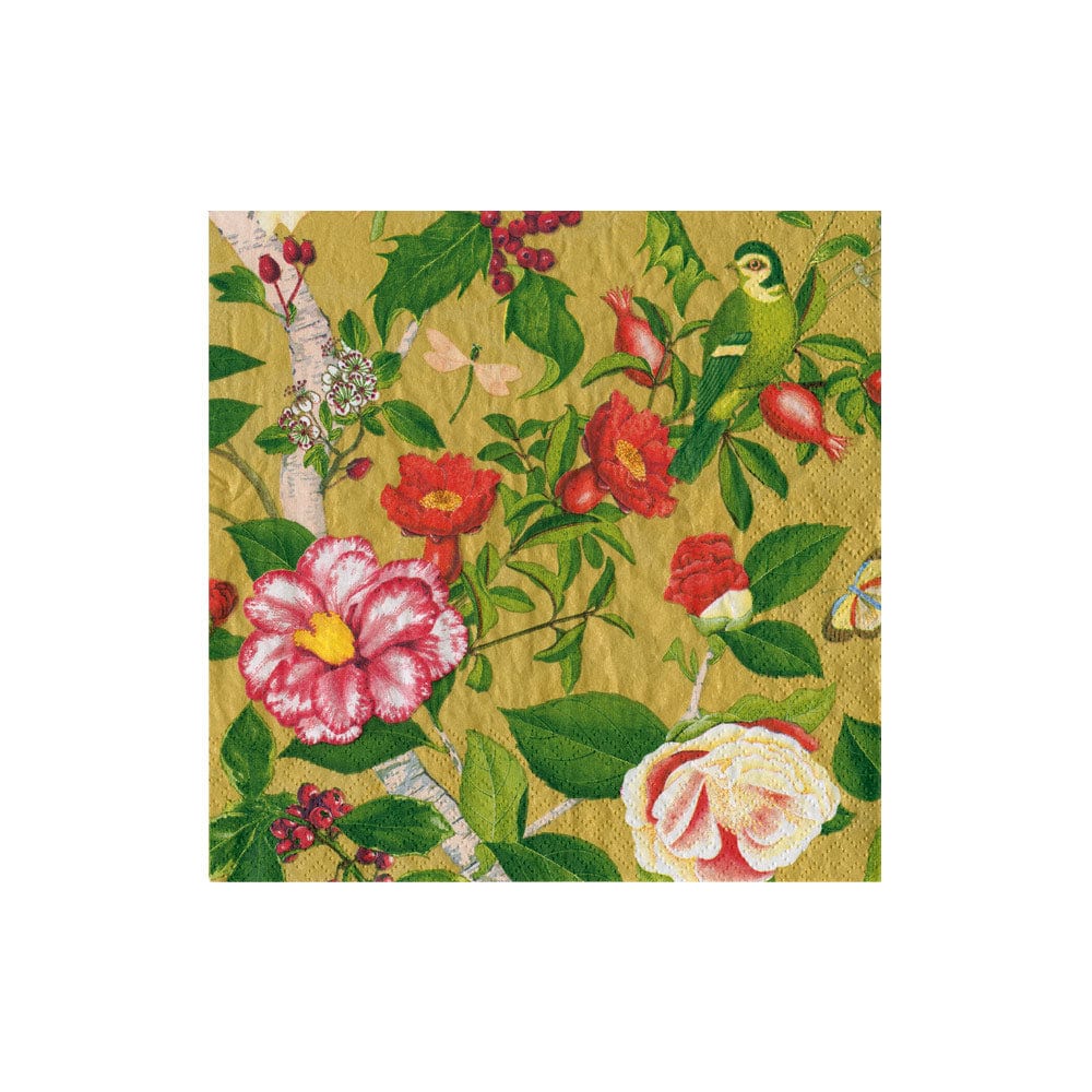 Christmas Chinoiserie Cocktail Napkins