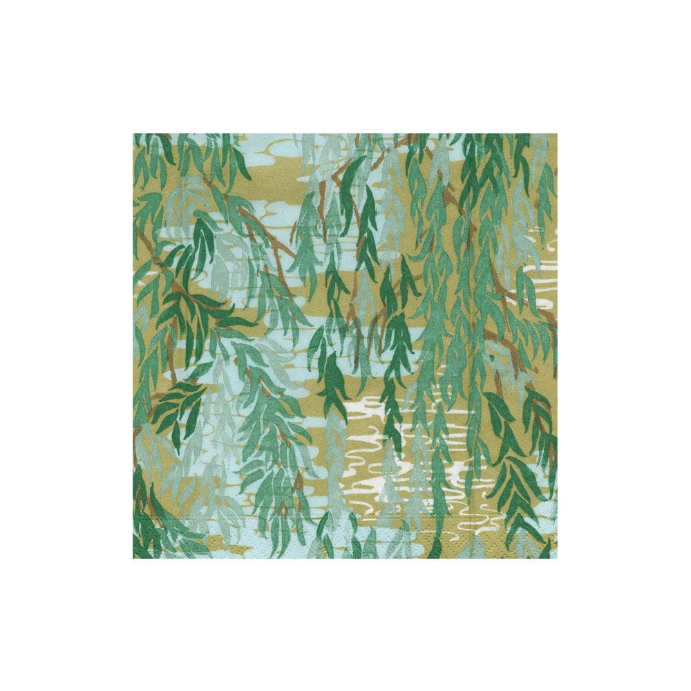 Willows Green Cocktail Napkins