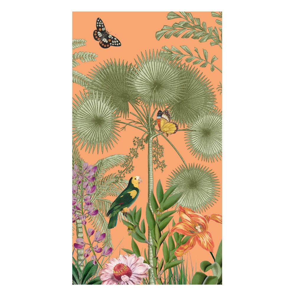 Paradise Garden Melon Guest Towels and Cocktail Napkins