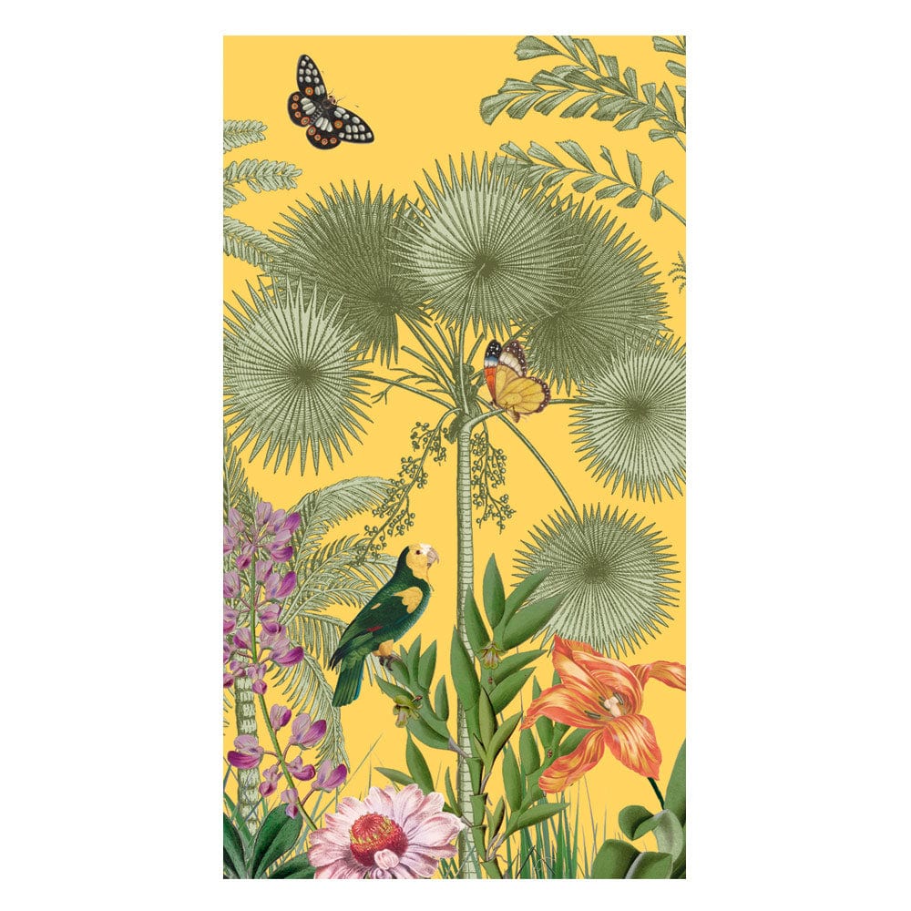 Paradise Garden Canary Guest Towels