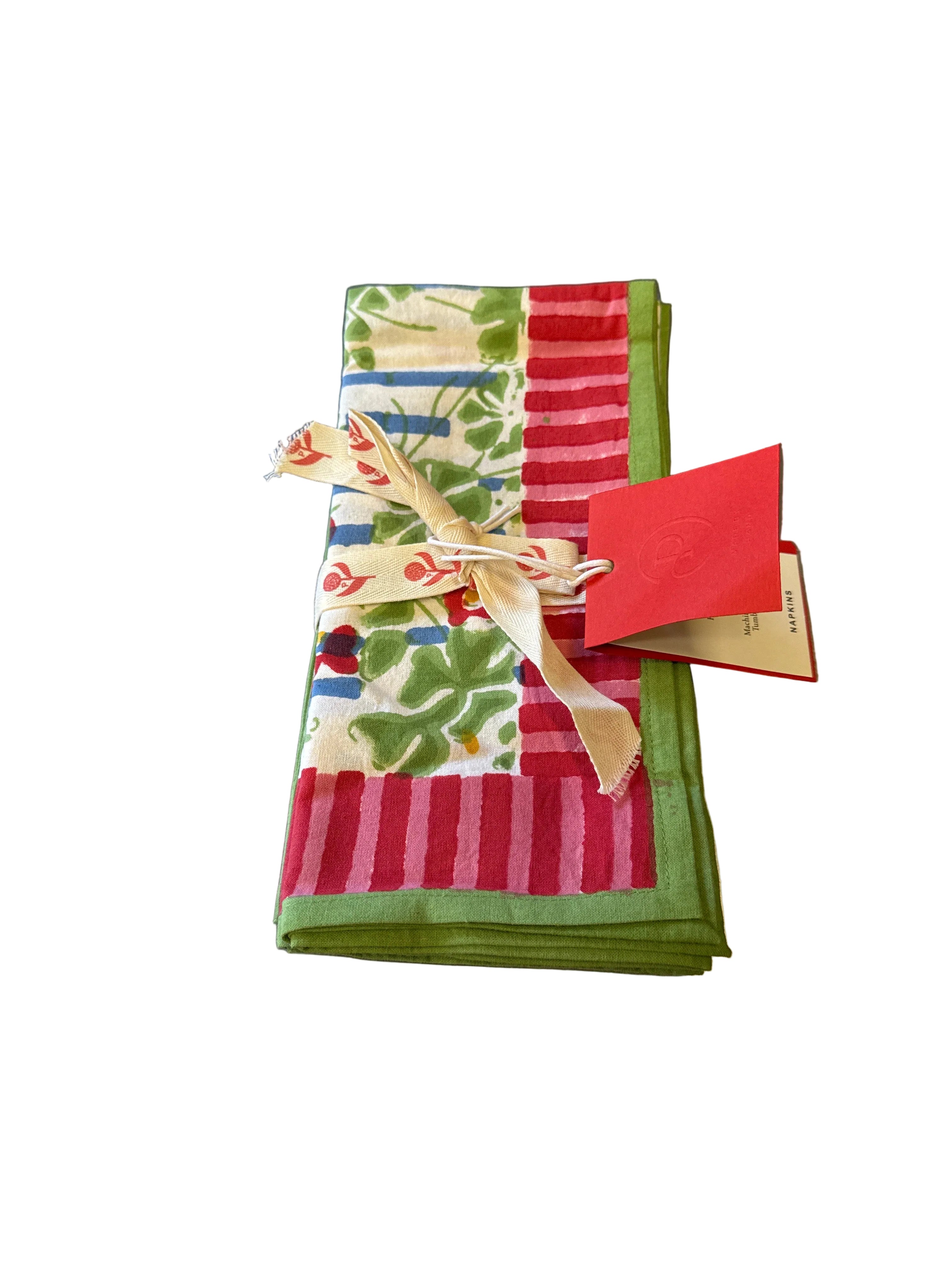 Geranium Carnival Napkins - Set of 4