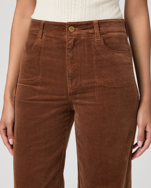 PAIGE  Anessa 31" With Stitch Utility Pockets - Burnt Sugar