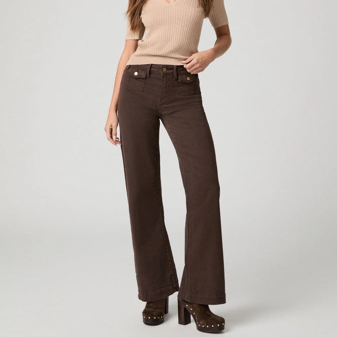 PAIGE Leenah 32" w/ Patch Pockets - Rich Chocolate