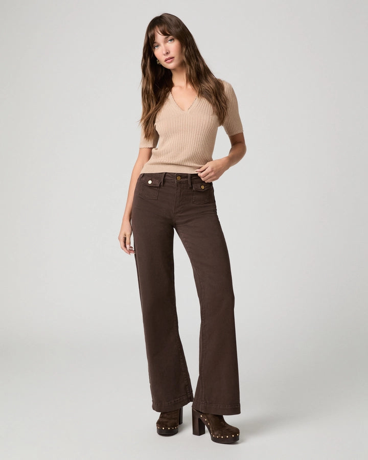 PAIGE Leenah 32" w/ Patch Pockets - Rich Chocolate