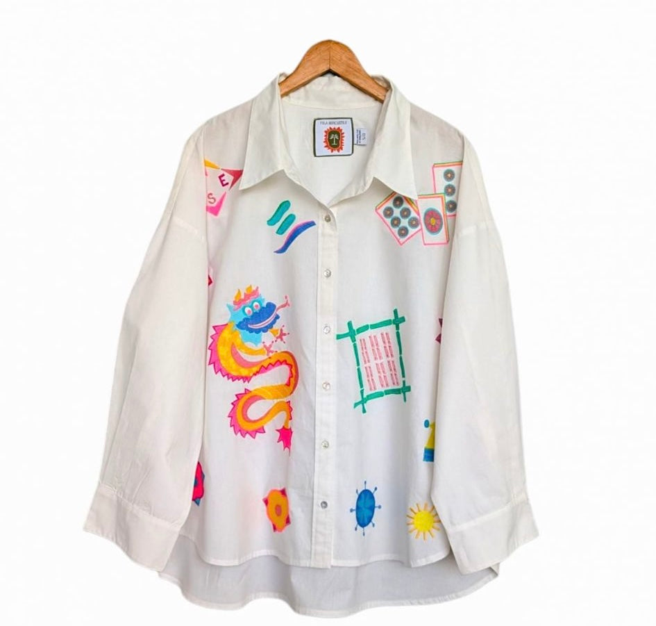 Mahjong Oxford Shirt