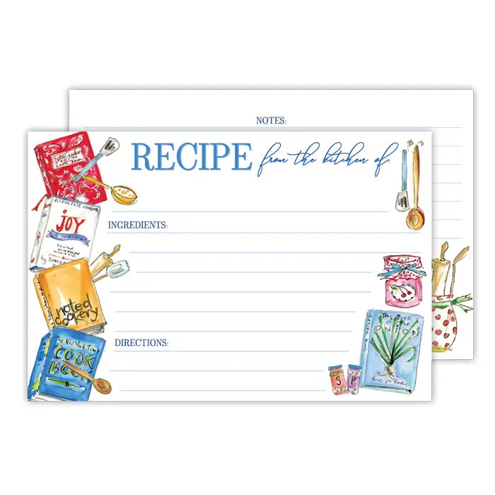 Recipe Cards 4"x6" - (three variants)