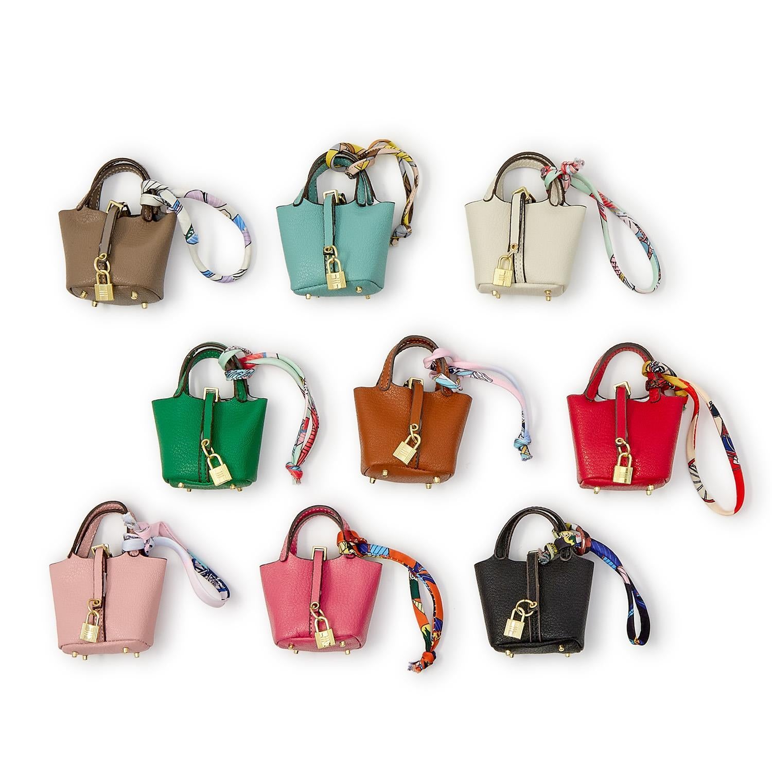 Tiny Tote Bag Charm | Assorted Colors