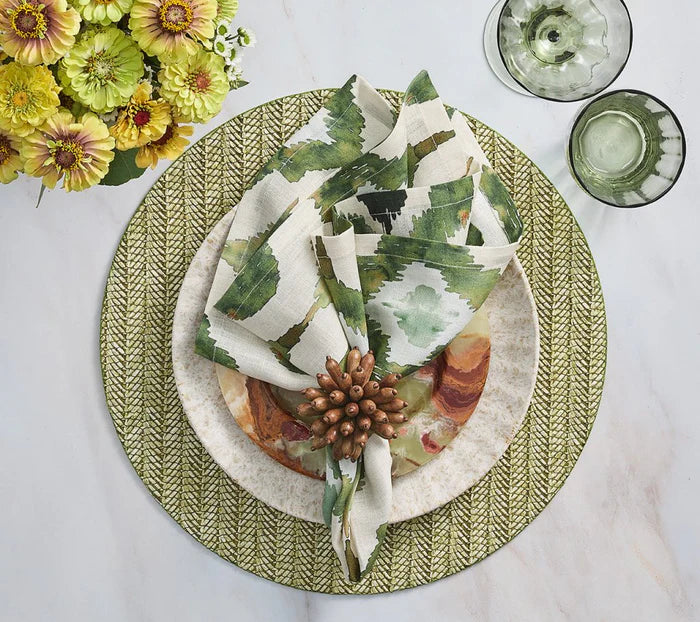 Kim Seybert Watercolor Ikat Napkins - Set of 4