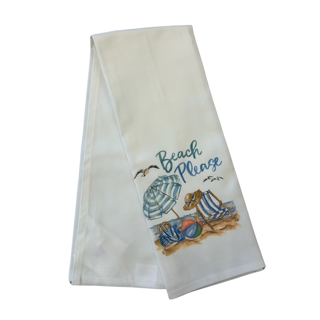 Beach Please Kitchen Towel