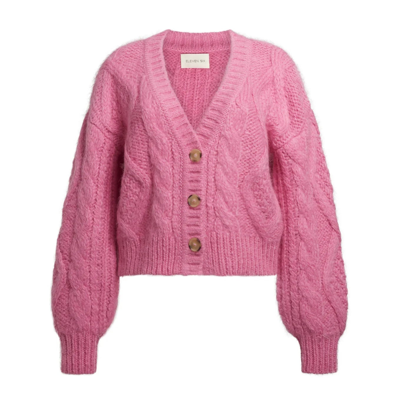 Eleven Six Tara Cardi | Taffy Pink