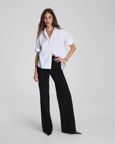 SPANX Spanxsupersmooth® Perfectfit Ponte Wide Leg Pant | Black
