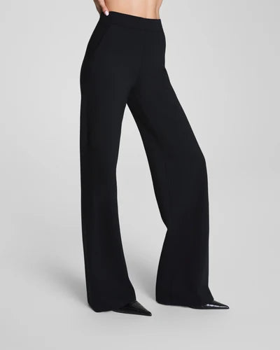SPANX Spanxsupersmooth® Perfectfit Ponte Wide Leg Pant | Black