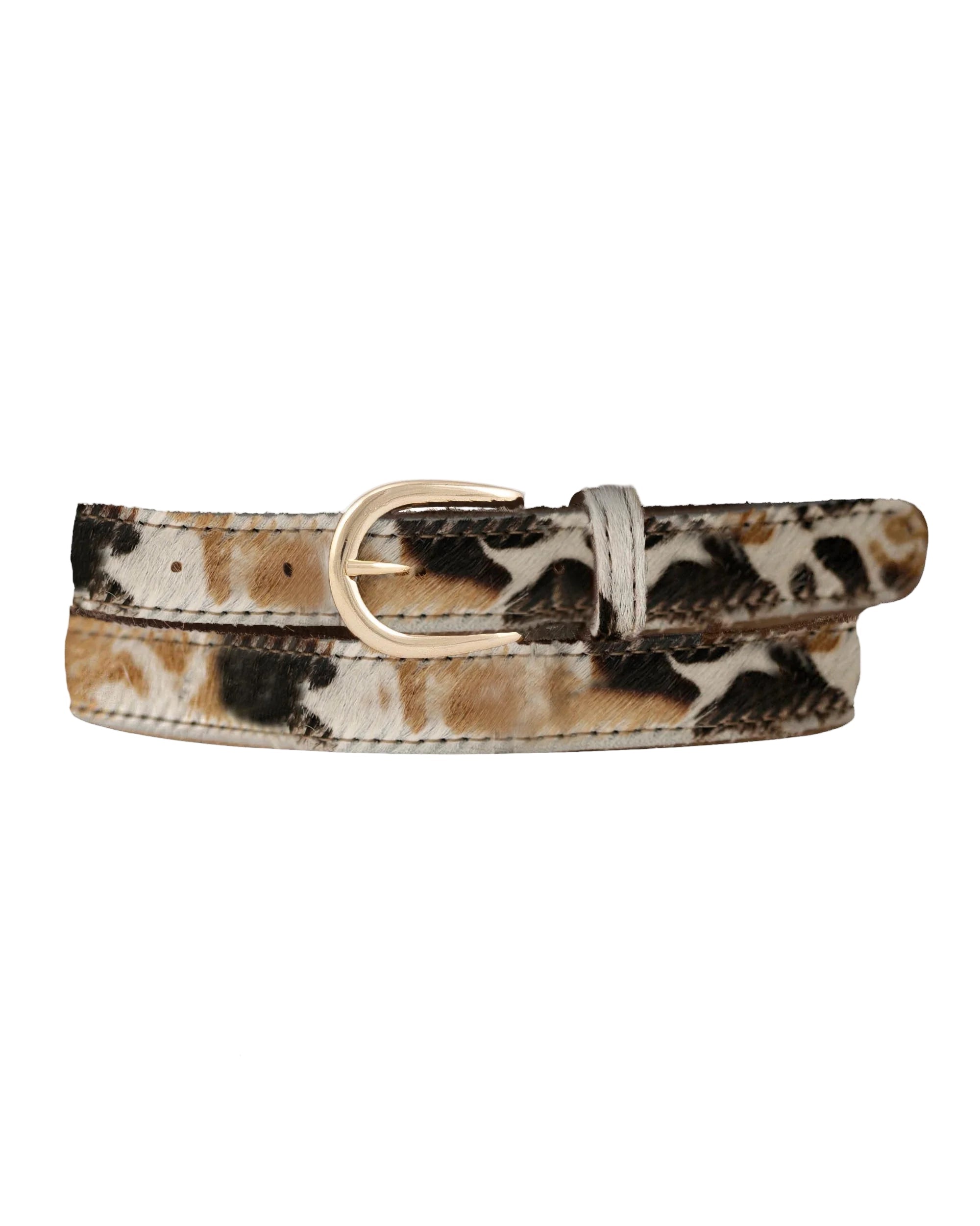 Dania Belt - Leopard and Red