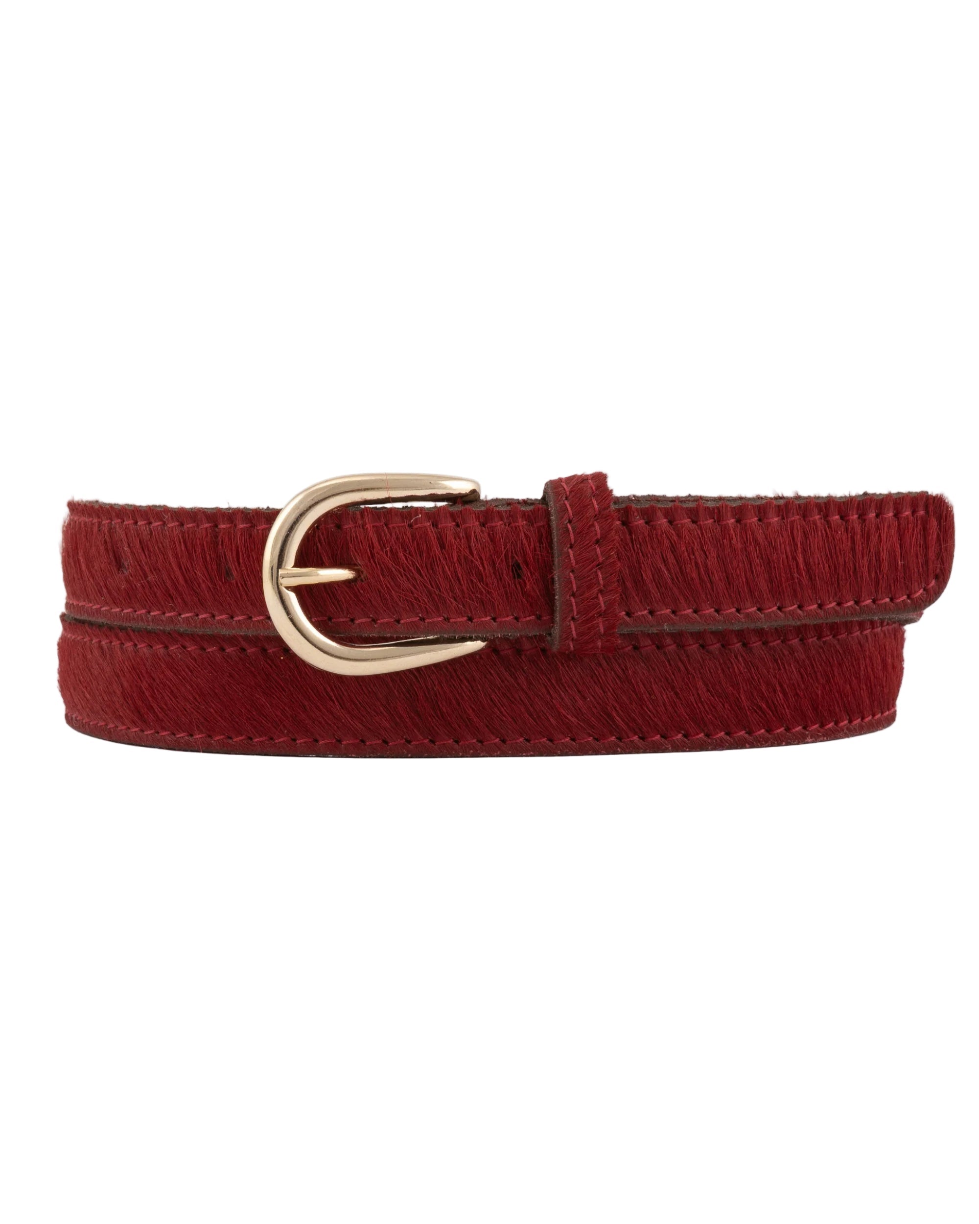Dania Belt - Leopard and Red