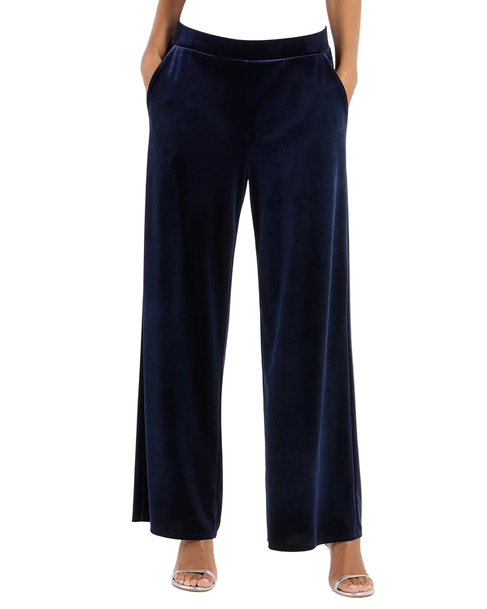 Jude Connally Nicolette Velvet Pants - Navy