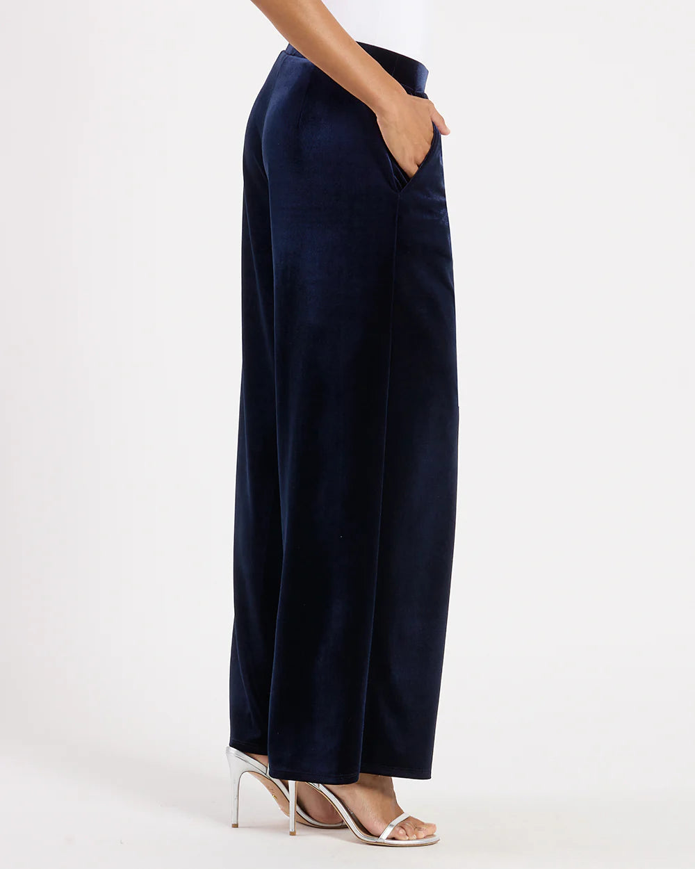 Jude Connally Nicolette Velvet Pants - Navy