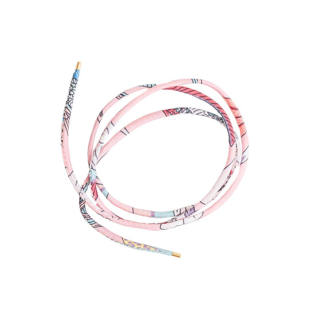 Pink Cord Necklace