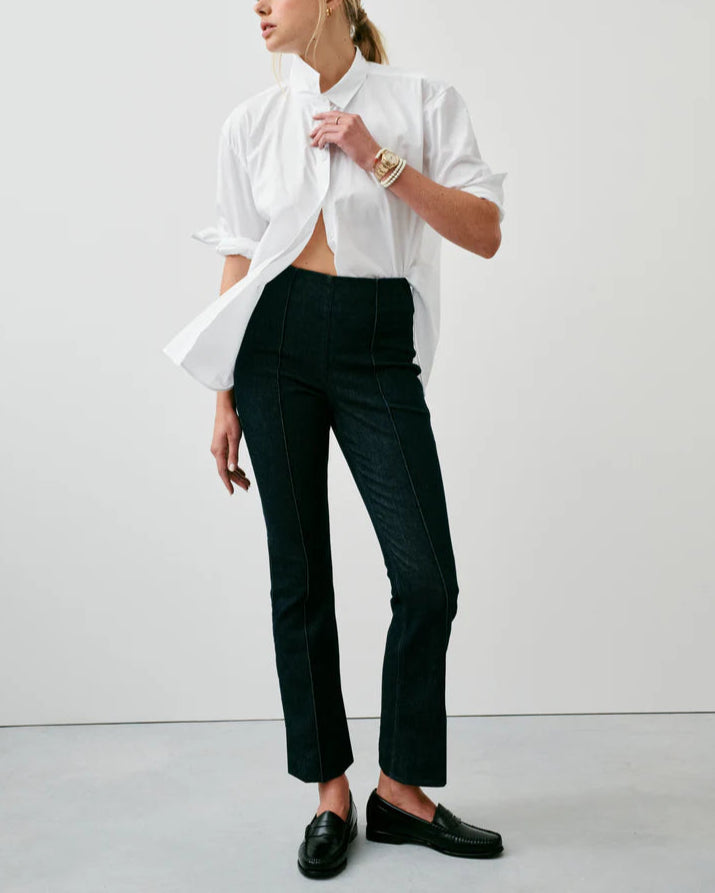 Spanxshape™ Everywear Zero Waistband Micro Flare Jeans - Raw Indigo Wash