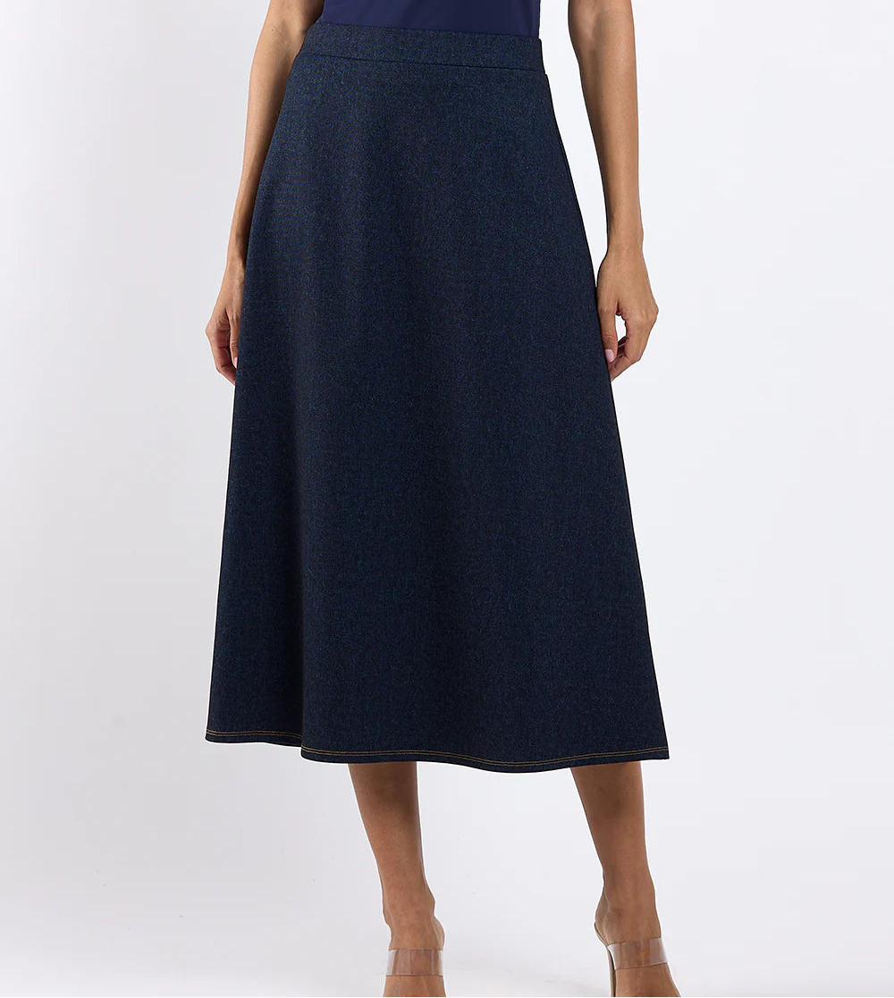 Jude Connally Jeanette Skirt - Navy Saddle