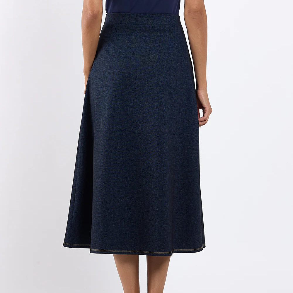 Jude Connally Jeanette Skirt - Navy Saddle