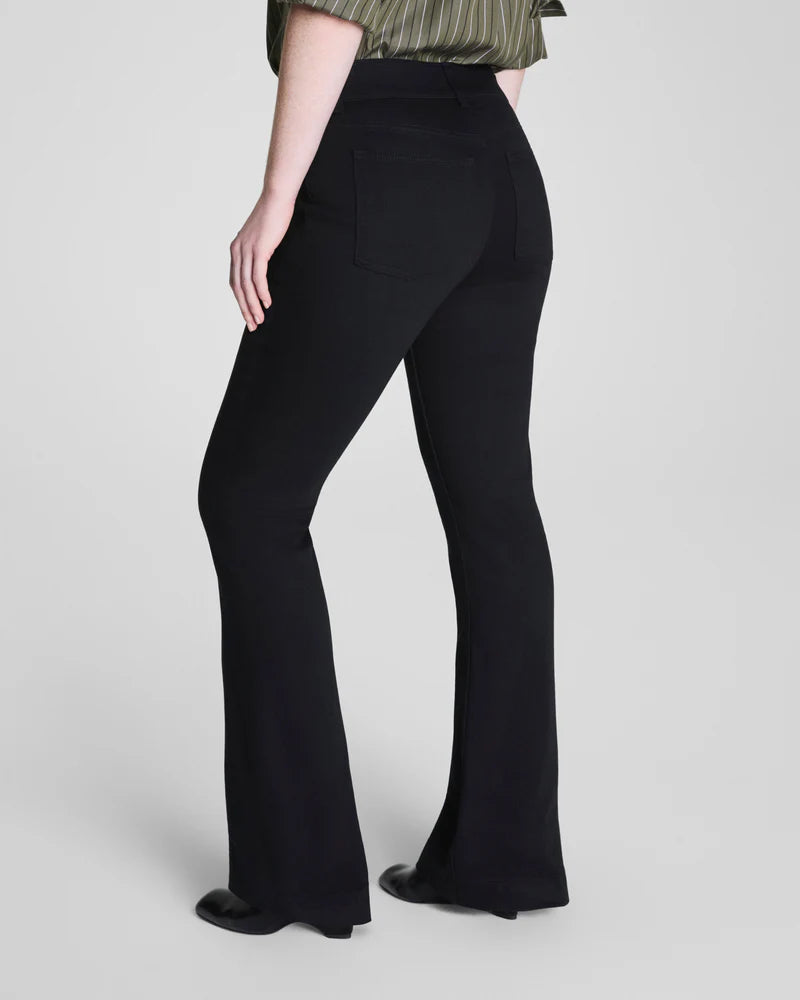 SPANX Denim Everywhere Flare Jean 2.0  - Black