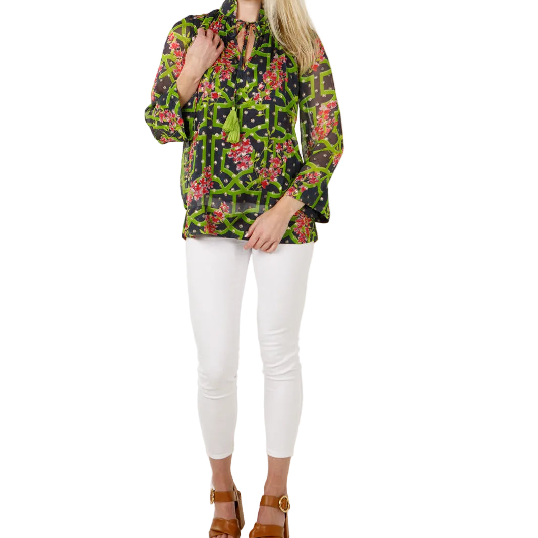 Holly Shae Charlie Top - Vine & Dandy Bougainvillea