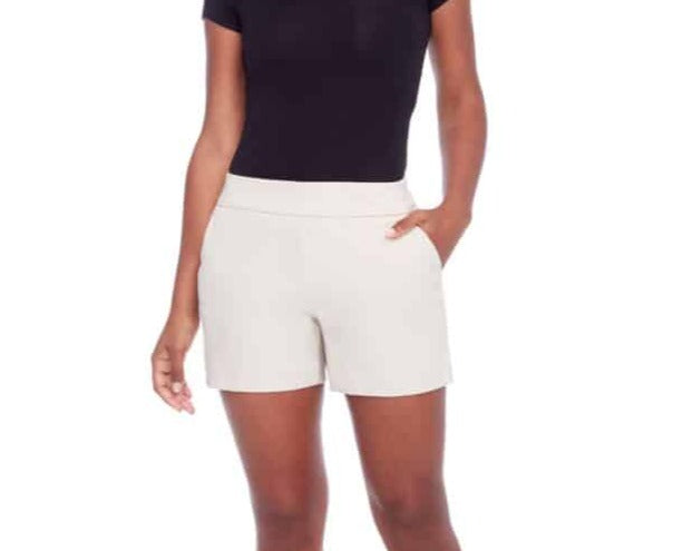 Lisa Solid Palermo Shorts - Fawn