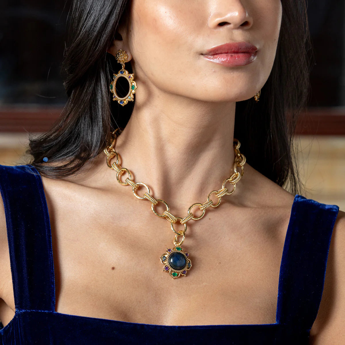 Capucine de Wulf Contessa Pendant - Multi